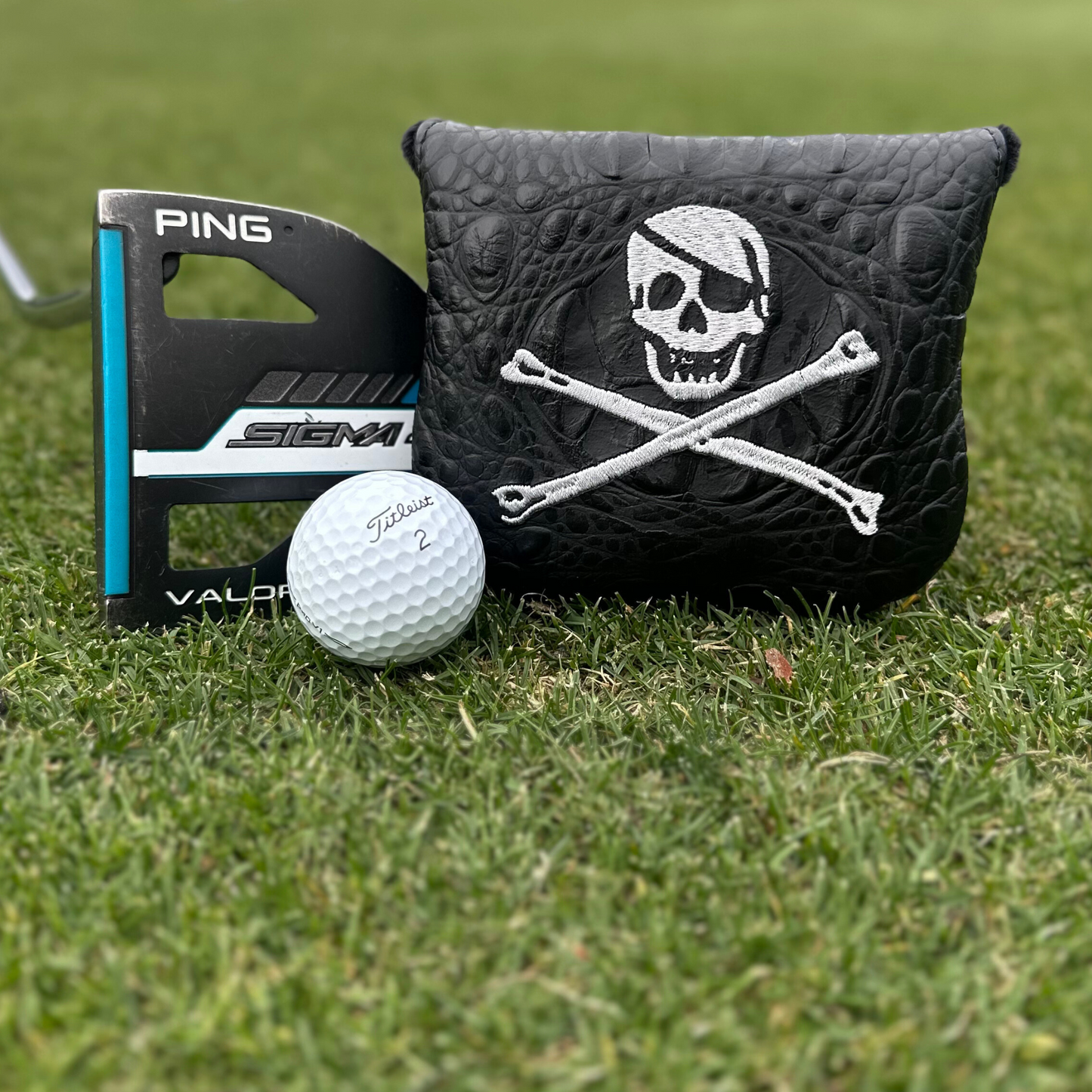 Jolly Roger Leather Mallet Putter
