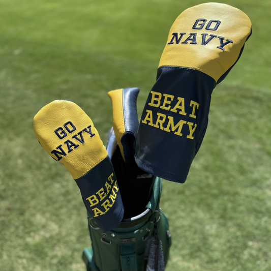 Beat Army Leather Headcovers