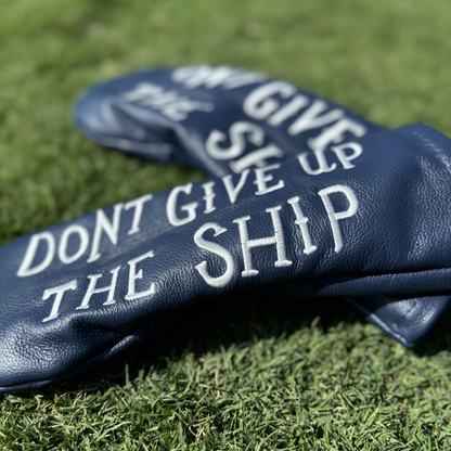 Don't Give Up the Ship Leather Headcovers