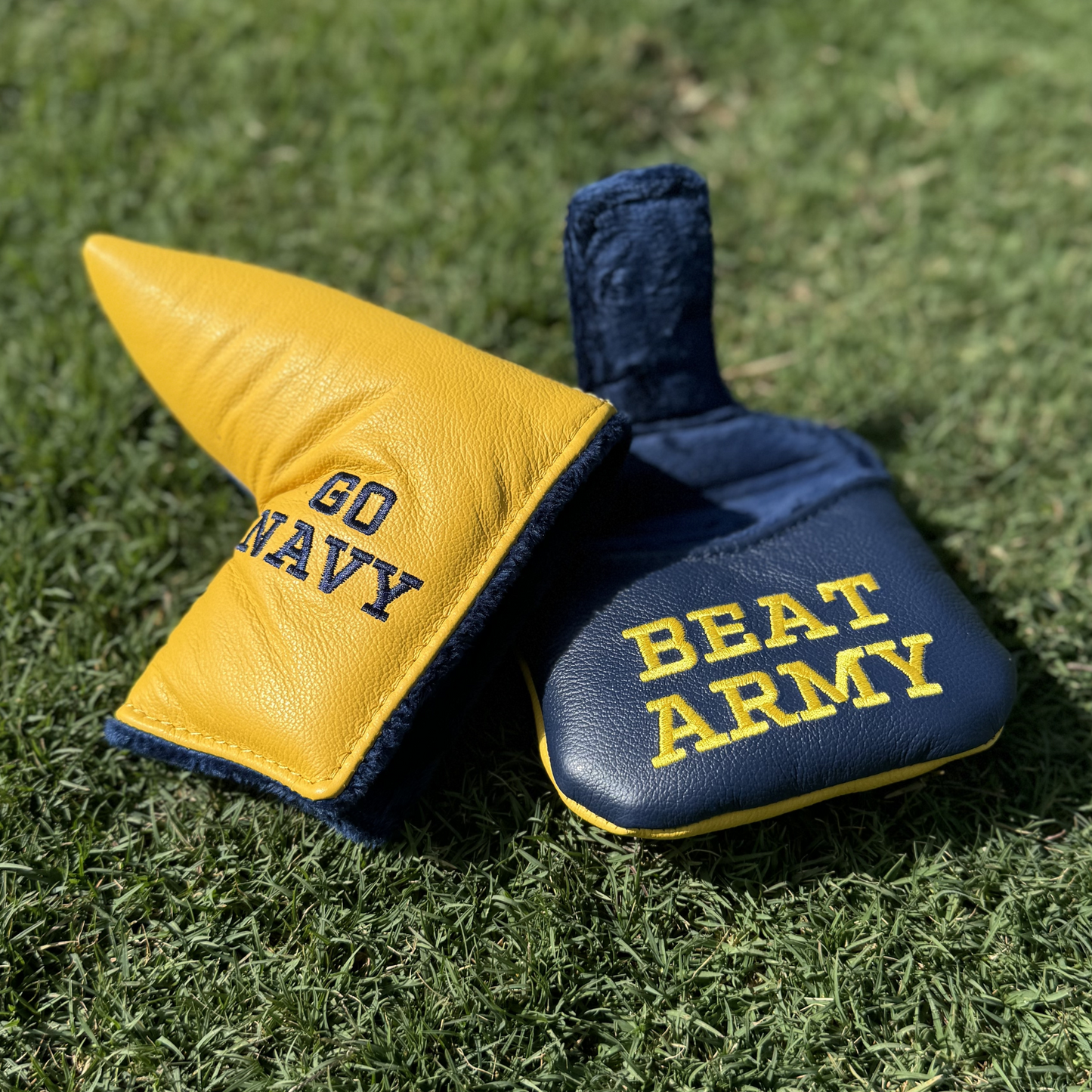 Beat Army Leather Headcovers