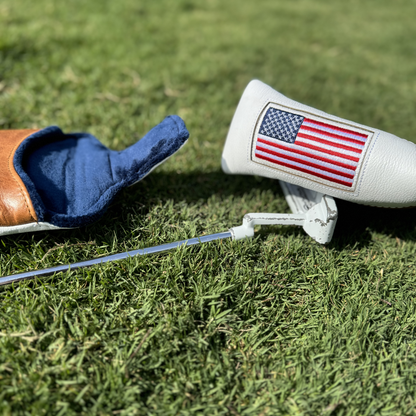 American Flag Leather Headcovers