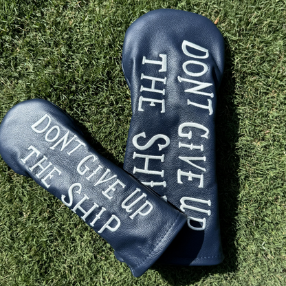 Don't Give Up the Ship Leather Headcovers