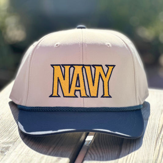 Navy Two-Tone Hat