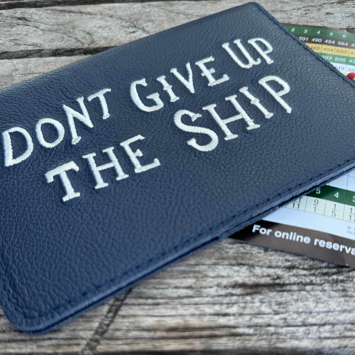 Don't Give Up the Ship Scorecard Holder