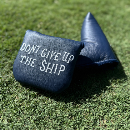 Don't Give Up the Ship Leather Headcovers