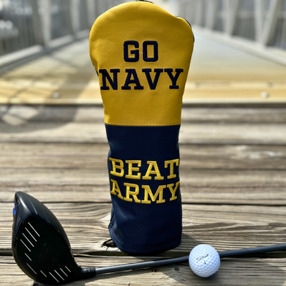 Beat Army Leather Headcovers