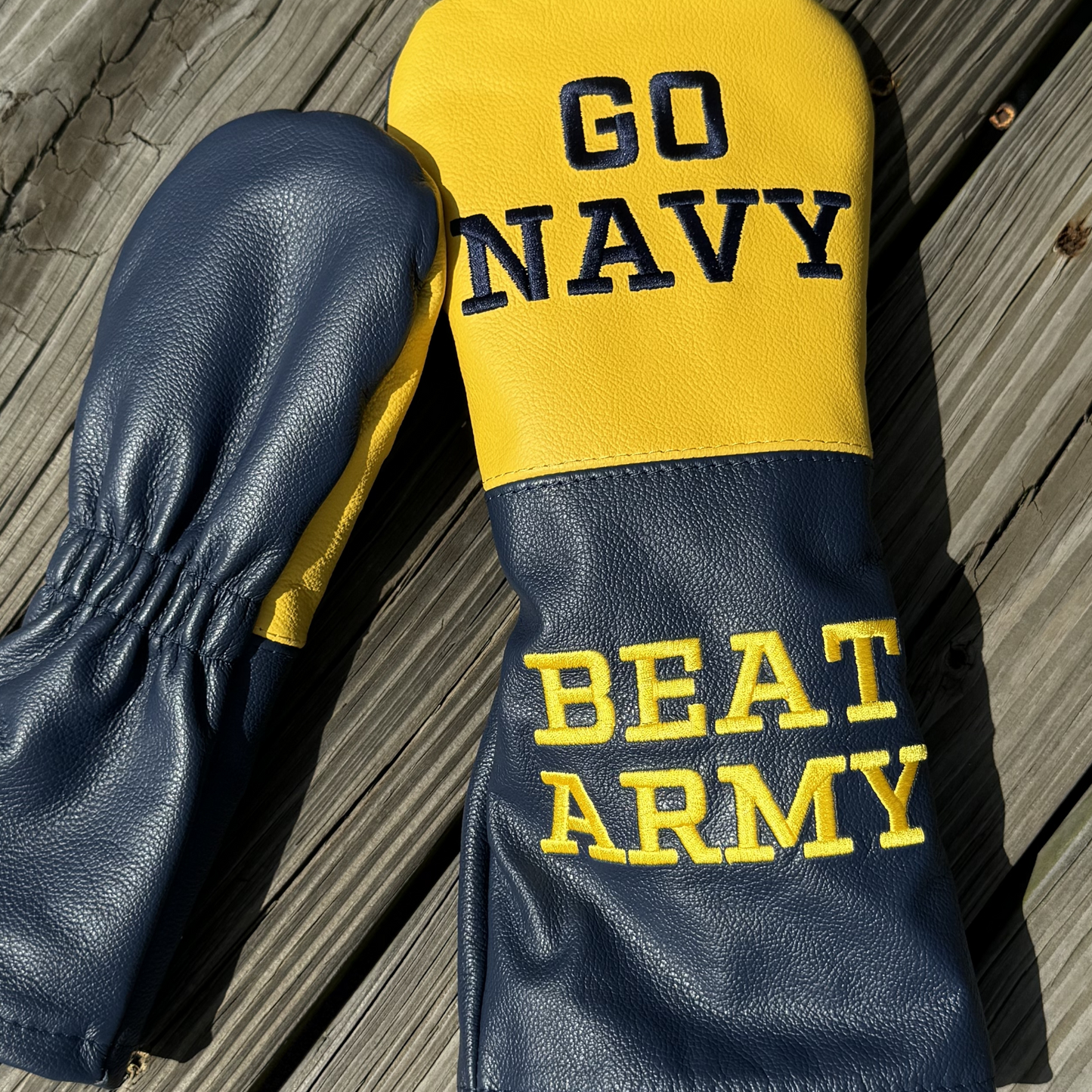 Beat Army Leather Headcovers